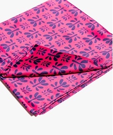 foulard femme - emballage cadeau - furoshiki matiere satinee roseC955501_2