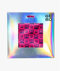 foulard femme - emballage cadeau - furoshiki matiere satinee roseC955501_4
