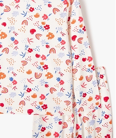 pyjama fille en jersey a motifs girly multicolores imprimeC959301_2
