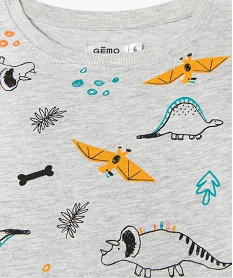 pyjama garcon chine a motif dinosaures imprimeC962401_2