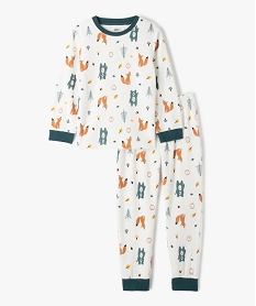 GEMO Pyjama garçon en velours à motifs forestiers Multicolore