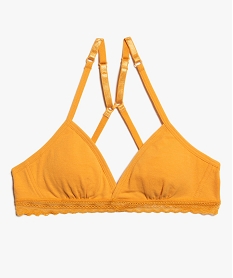 soutien-gorge triangle special dos nageur fille jaune sous-vetementsC967901_1