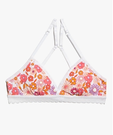 soutien-gorge fille triangle ideal dos nageur imprimeC968001_1