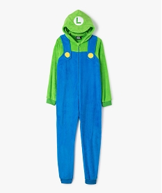 GEMO Combinaison pyjama garçon à capuche - Super Mario Bleu