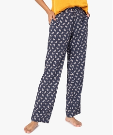 pantalon de pyjama femme imprime imprime bas de pyjamaC977801_1