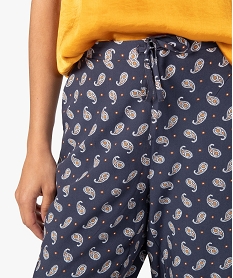 pantalon de pyjama femme imprime imprime bas de pyjamaC977801_2