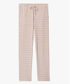 pantalon de pyjama femme imprime multicolore bas de pyjamaC977901_4