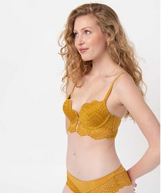 soutien-gorge push-up en dentelle avec armatures jaune soutien gorge avec armaturesC979101_1