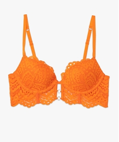 soutien-gorge push-up en dentelle avec armatures orange soutien gorge avec armaturesC979201_4