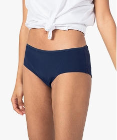 01WICHA marron LING.BAS BLEU NUIT:40689340480-Polyamide///Coton/