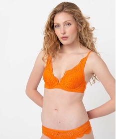 soutien-gorge corbeille en dentelle avec armatures orange soutien gorge avec armaturesC986201_1