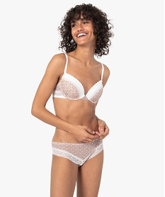 soutien-gorge corbeille a armatures avec finitions dentelle imprime soutien gorge avec armaturesC986401_3