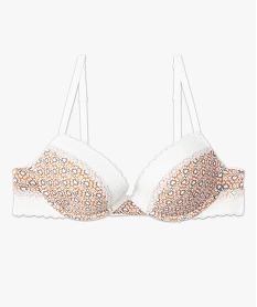 soutien-gorge corbeille a armatures avec finitions dentelle imprime soutien gorge avec armaturesC986401_4