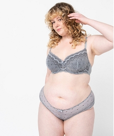 soutien-gorge grande taille a armatures et coques fines gris soutien gorge sans armaturesC986801_3