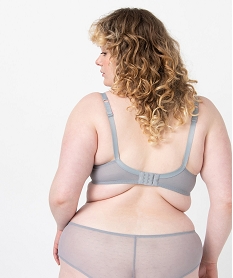 soutien-gorge grande taille emboitant a armatures en dentelle gris soutien gorge sans armaturesC986901_2