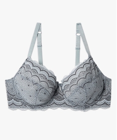 soutien-gorge emboitant a armatures en dentelle grande taille gris sous-vetementsC986901_4