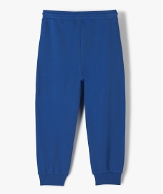 pantalon de jogging garcon en molleton chaud bleu pantalonsC989601_3