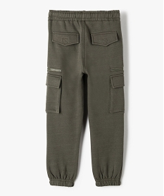 pantalon de jogging garcon avec poches a rabat - camps united vert pantalonsC990001_3