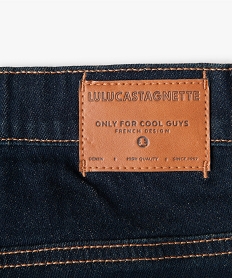 jean garcon regular en denim brut a revers - lulucastagnette bleu jeansC993801_3