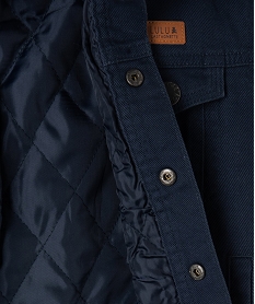 veste garcon doublee a col original - lulucastagnette bleu vestes manteaux et blousonsC995301_2