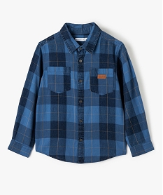 GEMO Chemise garçon à manches longues à carreaux - LuluCastagnette Imprimé