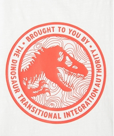 tee-shirt garcon a motif dinosaure en relief gris tee-shirtsC998901_2