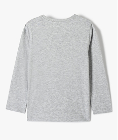 tee-shirt de noel garcon imprime a sequins reversibles gris tee-shirtsD000201_4