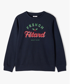 GEMO Sweat de Noël ado garçon à message noir chine
