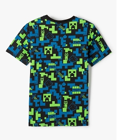 tee-shirt garcon manches courtes motifs graphiques - minecraft imprime tee-shirtsD011101_3