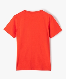 tee-shirt garcon a manches courtes a motif tropical rouge tee-shirtsD011801_3