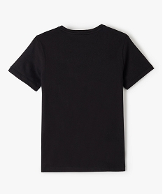 tee-shirt garcon avec motif xxl sur lavant noir tee-shirtsD012901_3