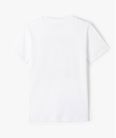 tee-shirt garcon avec motif xxl sur lavant blanc tee-shirtsD013101_3
