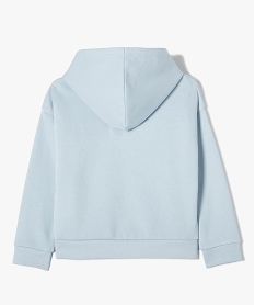 sweat fille a capuche coupe loose - camps united bleuD017001_3
