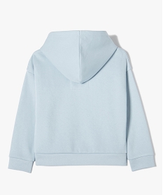sweat fille a capuche coupe loose - camps united bleuD017001_4