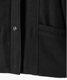 manteau fille paillete a doublure velours - lulucastagnette noir blousons et vestesD019901_3