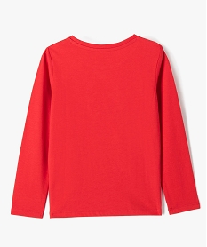 tee-shirt de noel fille a manches longues et sequins reversibles rouge tee-shirtsD032301_4