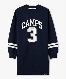 robe sweat fille avec inscription xxl - camps united bleuD045901_1