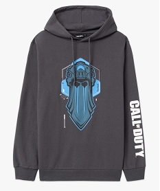 sweat homme a capuche avec motif xxl - call of duty grisD047201_4