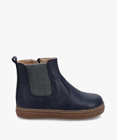 boots bebe dessus cuir a zip - na! bleu bottes et chaussures montantesD047901_1