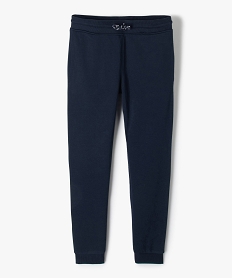 GEMO Pantalon de jogging avec intérieur molletonné garçon bleu standard
