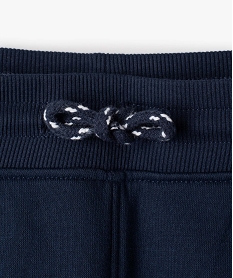 pantalon de jogging avec interieur molletonne garcon bleu standard pantalonsD049401_2