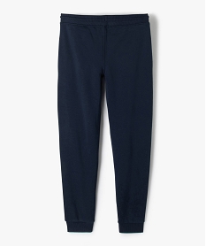 pantalon de jogging avec interieur molletonne garcon bleu standard pantalonsD049401_3