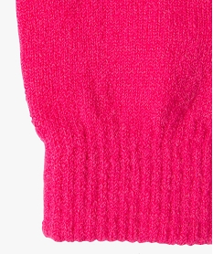 gants femme en maille fine roseD052901_2