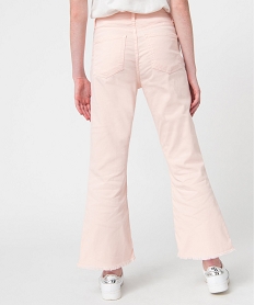 jean femme large avec finitions franges longueur 78eme rose pantalonsD054701_3