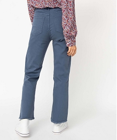 jean femme large avec finitions franges longueur 78eme bleu pantalonsD054801_3