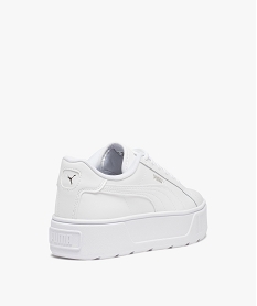baskets femme unies a semelle plateforme - puma karmen blancD061701_4