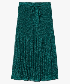 jupe femme plissee a motifs tachetes imprimeD062001_4