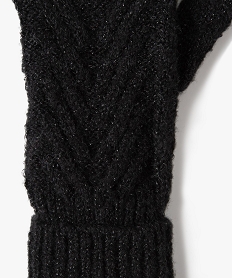 gants en maille pailletee femme noir standardD062701_2
