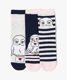 chaussettes filles avec motifs (lot de 3) - harry potter multicoloreD080601_1