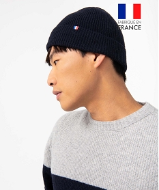 bonnet homme en maille 3d innovante bleuD082001_1